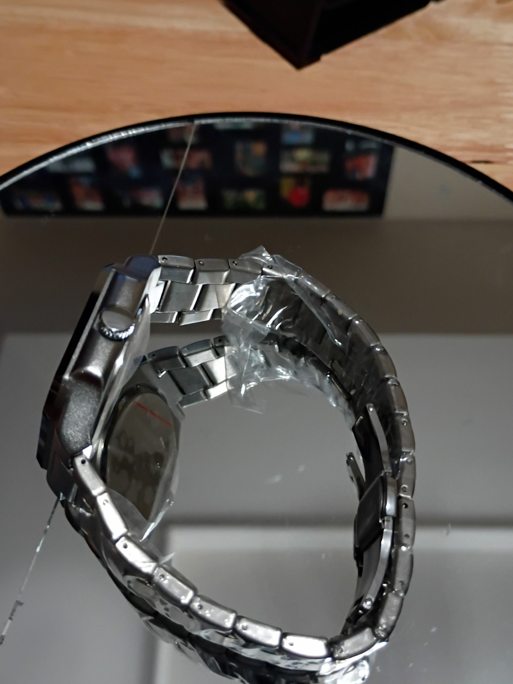 Stainless Steel Silver Digital Wearable Watch - Silver